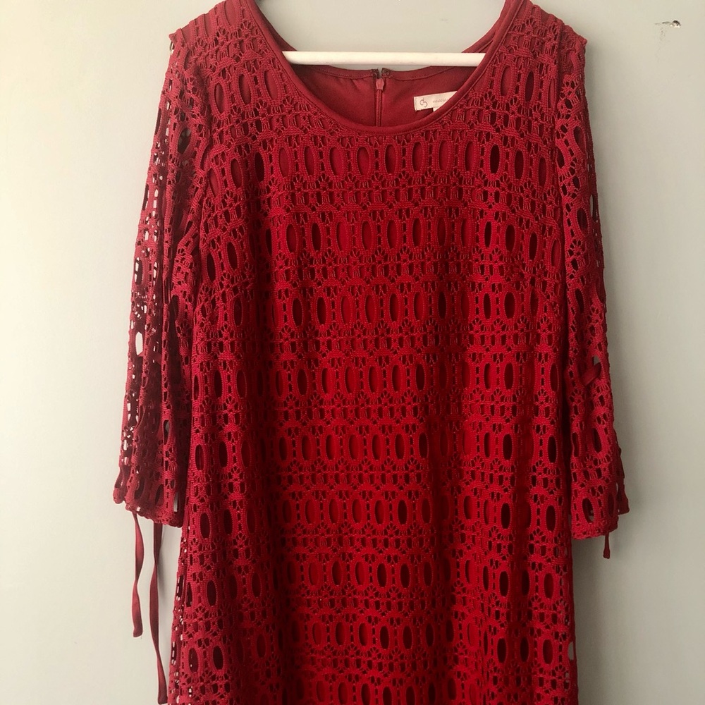Red Lacework Dress